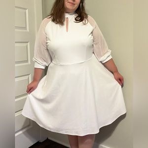 Ashley Stewart White Dress - NWT